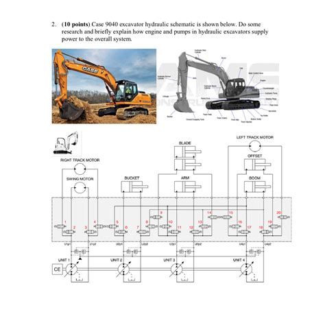 hydraulic excavator circuit diagram